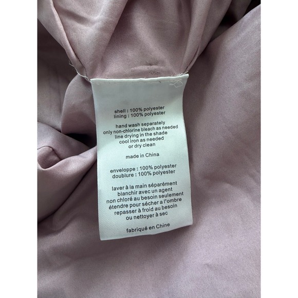 David's Bridal DB Studio Quartz Pink Pleated V-Neck Maxi Gown F20228 Size 14 - Picture 10 of 10